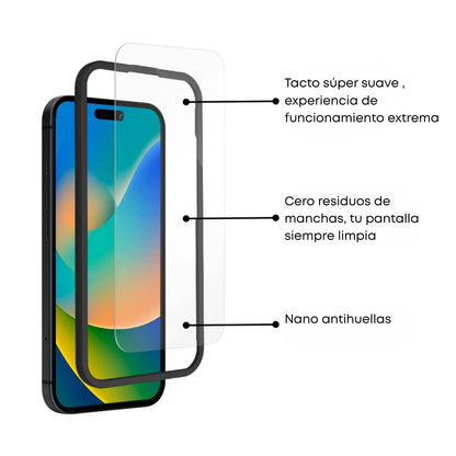 Artscase Mica de Vidrio Iphone 16 / 15 Artscase Strong Shield Ultra Clear