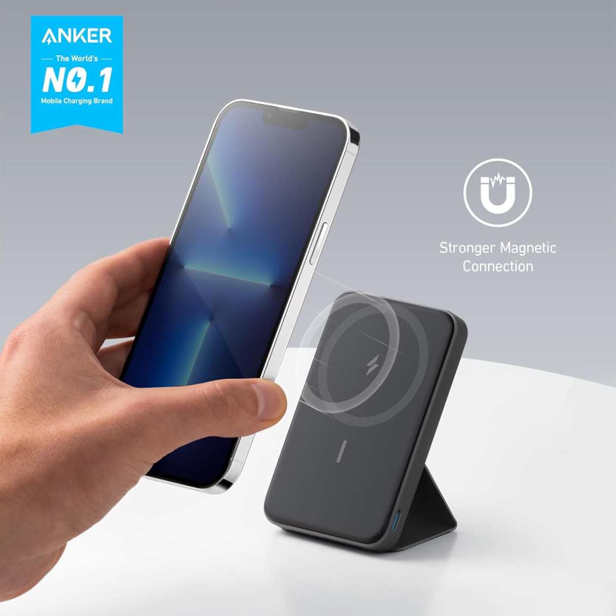 Anker Power Bank MagSafe 5000 mAh con soporte