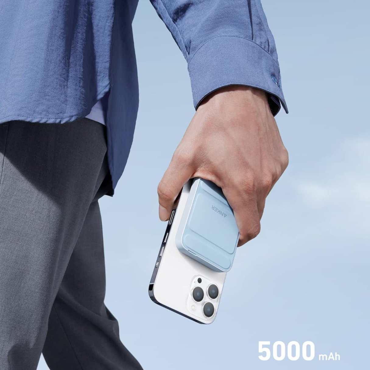 Anker Power Bank MagSafe 5000 mAh con soporte