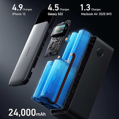 ANKER 737 Power Bank 24,000mAh 140W con pantalla inteligente