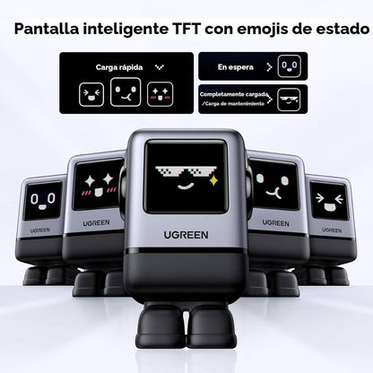 UGREEN Uno - Cargador tipo C 100 W, Nexode GaN de 4 puertos, compacto y carga súper rápida