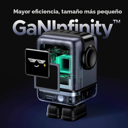 UGREEN Uno - Cargador tipo C 100 W, Nexode GaN de 4 puertos, compacto y carga súper rápida