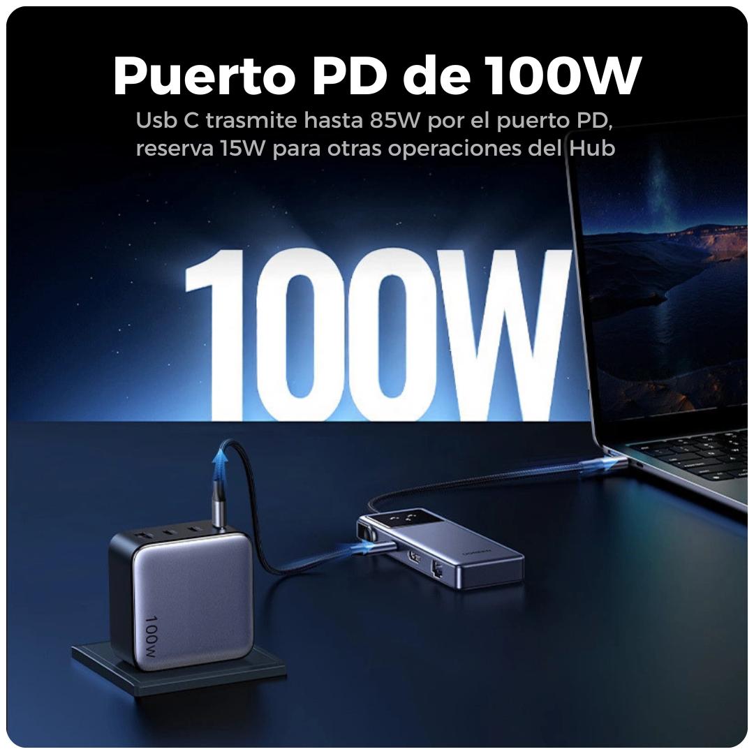 Ugreen Uno Adaptador 7 en 1 - PD 100W