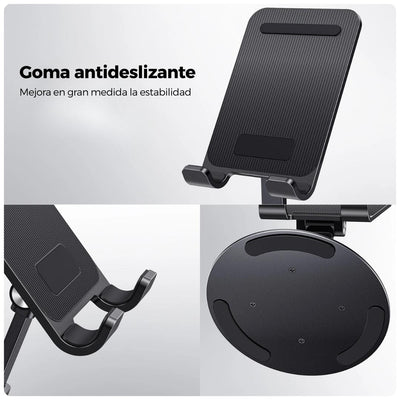 UGREEN Soporte metálico giratorio 360° para celular