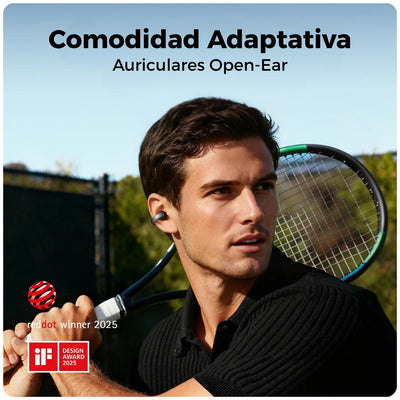 Soundcore Aeroclip - Auriculares Open-Ear negro