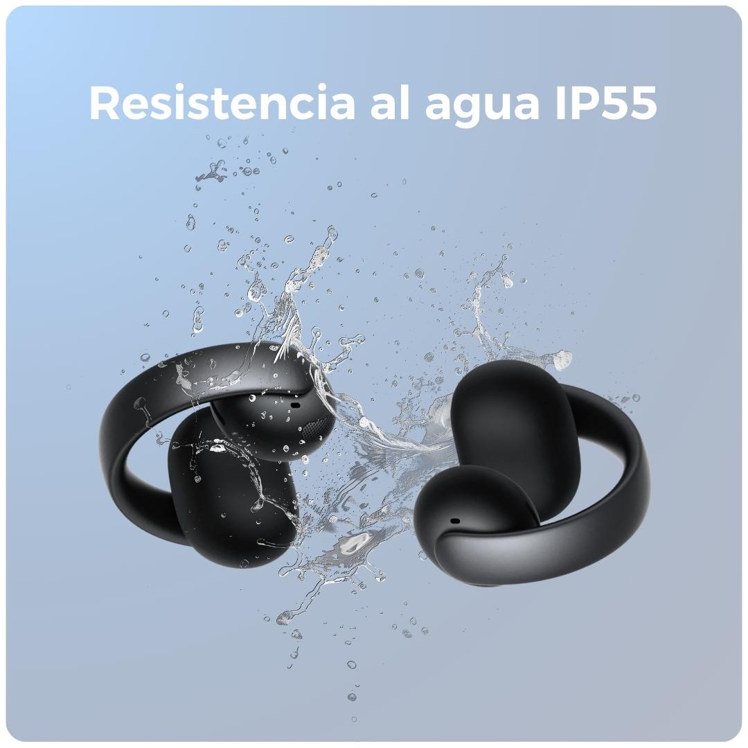 Soundcore Aeroclip - Auriculares Open-Ear negro