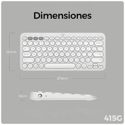 Logitech Teclado Bluetooth Plebbe Keys 2 K380s
