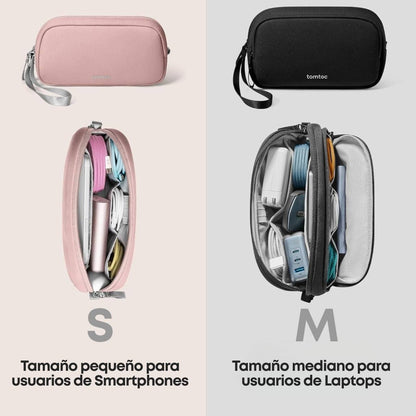 Tomtoc Organizador de Accesorios de Viaje para Cables y Cargadores y mas