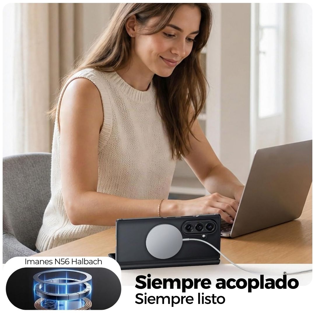 Torras Guardian-Mag estuche para Samsung Z Fold 8 Ultra