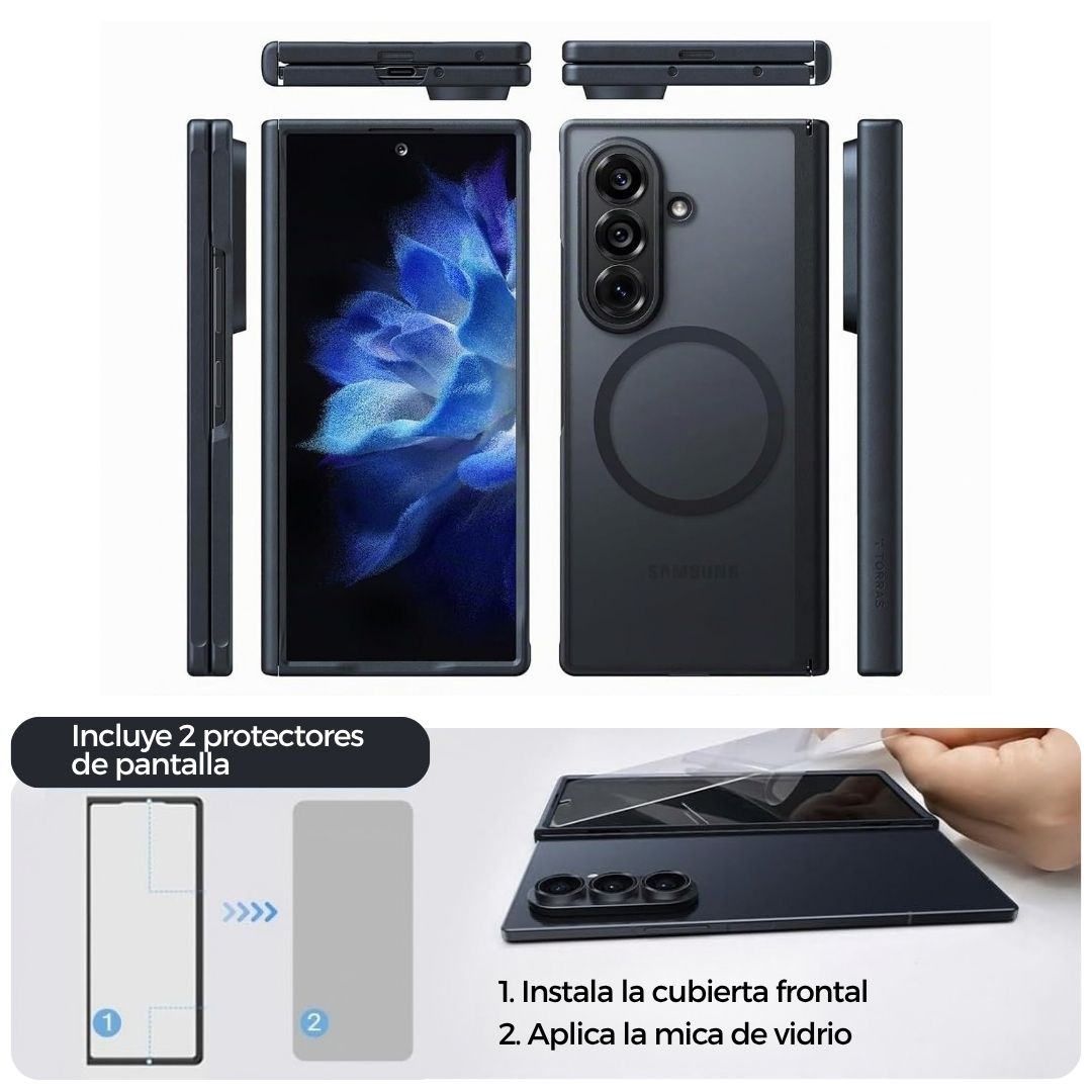Torras Guardian-Mag estuche para Samsung Z Fold 8 Ultra