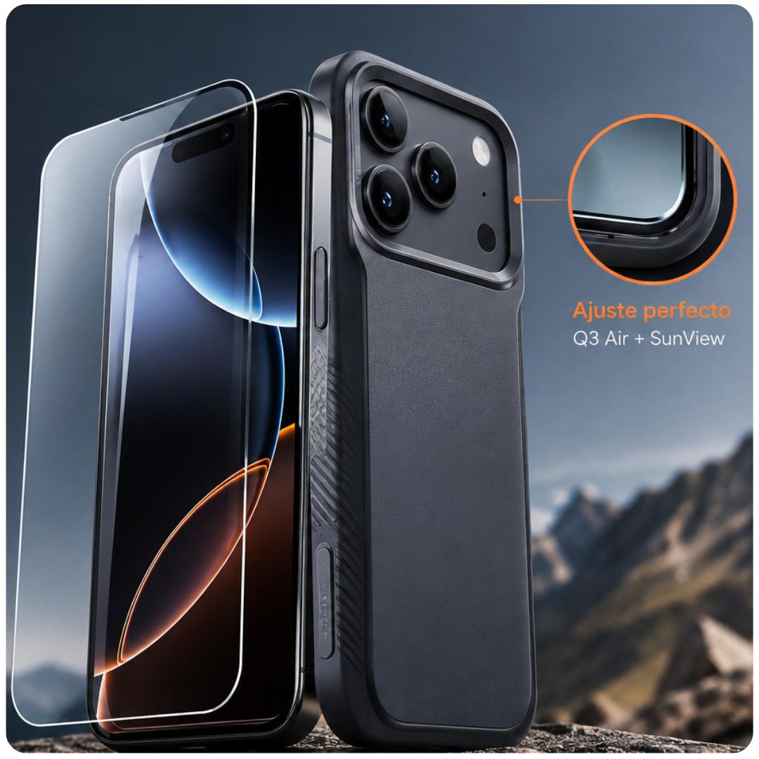 Torras SunView AR Mica de Vidrio para iPhone 18 Pro Max