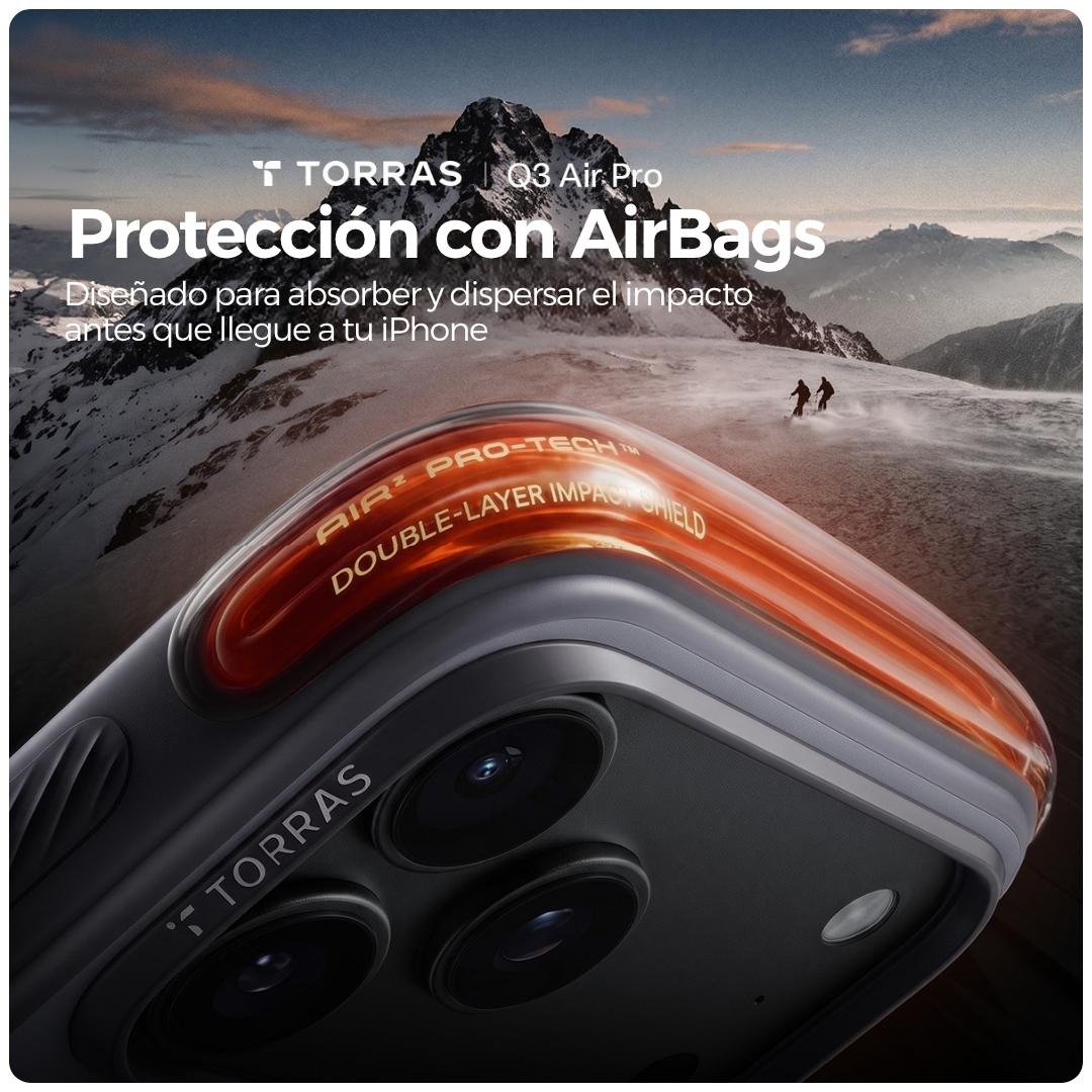 Torras Q3 Air Pro Estuche para iPhone 18 Pro