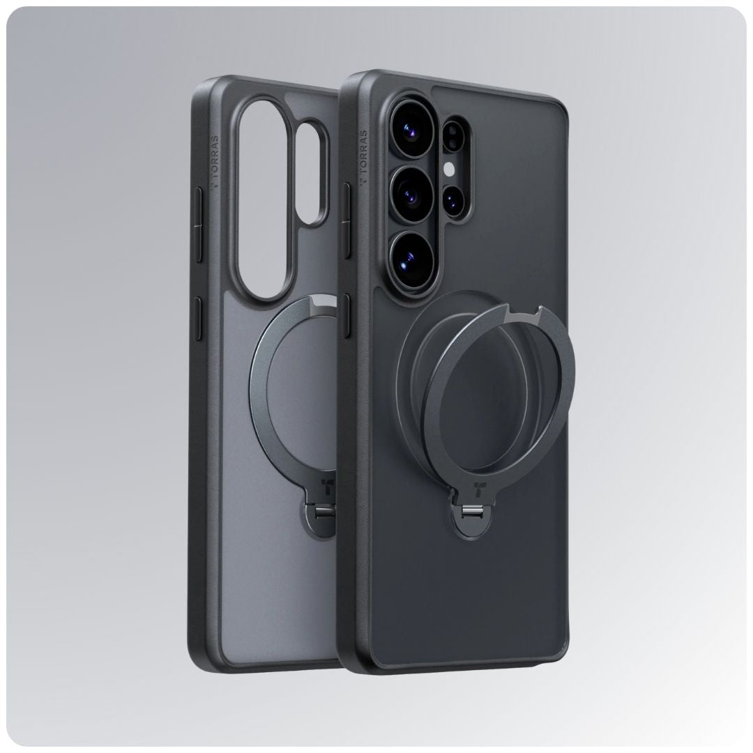 Torras Q3 Spin estuche negro para Samsung S26 Ultra
