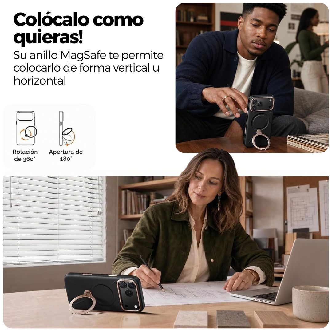 Torras Q3 VegSkin estuche Negro para iPhone 18 Pro Max