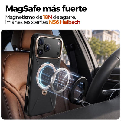 Torras Q3 VegSkin estuche Negro para iPhone 18 Pro Max