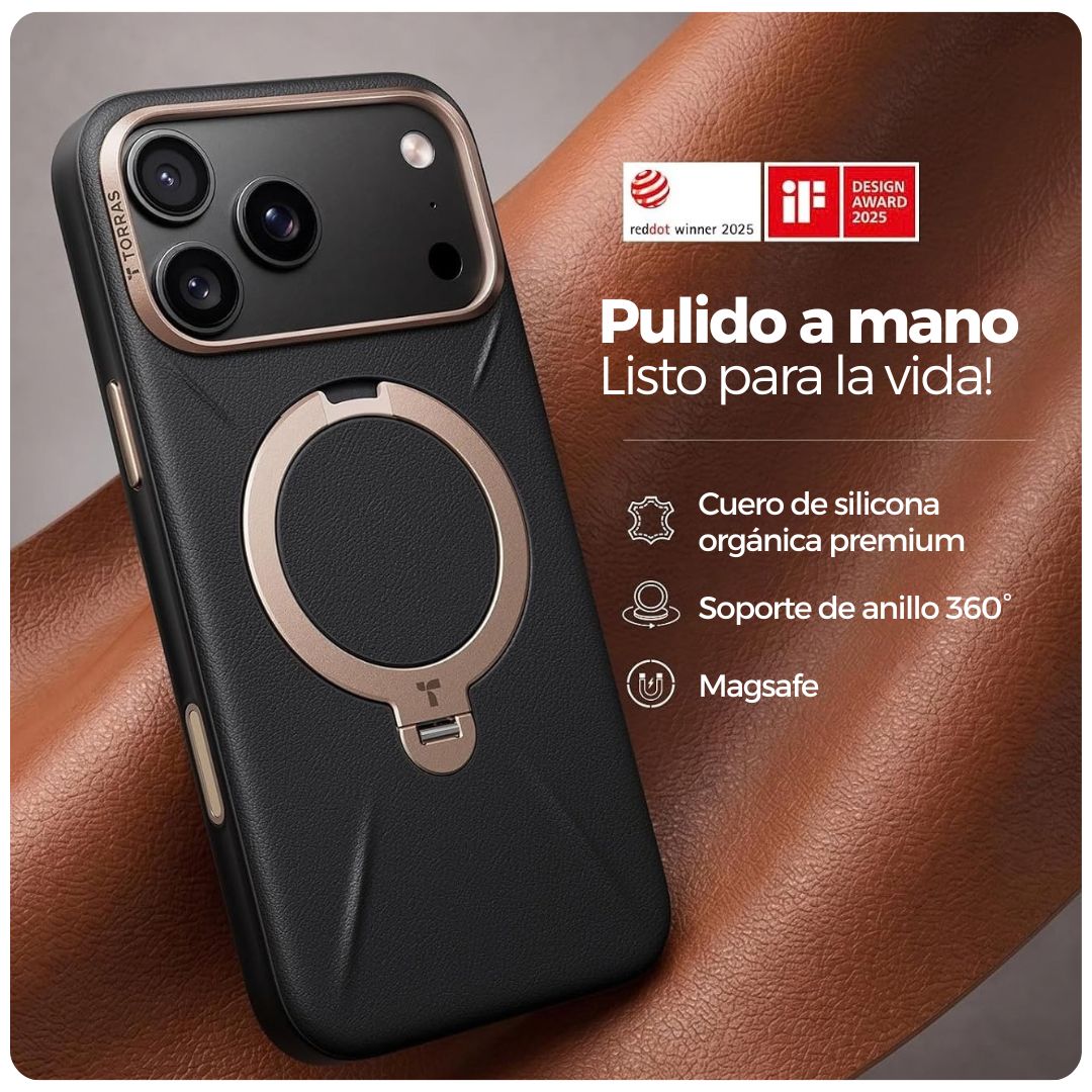 Torras Q3 VegSkin estuche Negro para iPhone 18 Pro Max