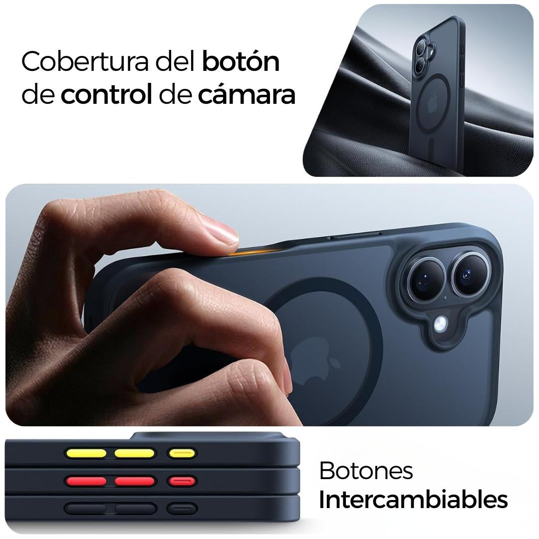 Torras Estuche negro MagSafe para iPhone 16 Plus