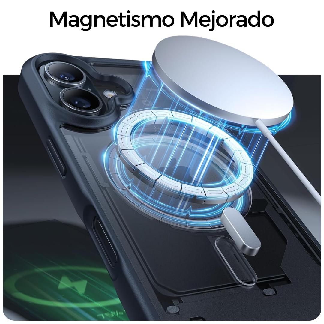 Torras Estuche negro MagSafe para iPhone 16 Plus