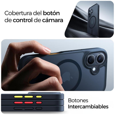 Torras Estuche negro MagSafe para iPhone 16