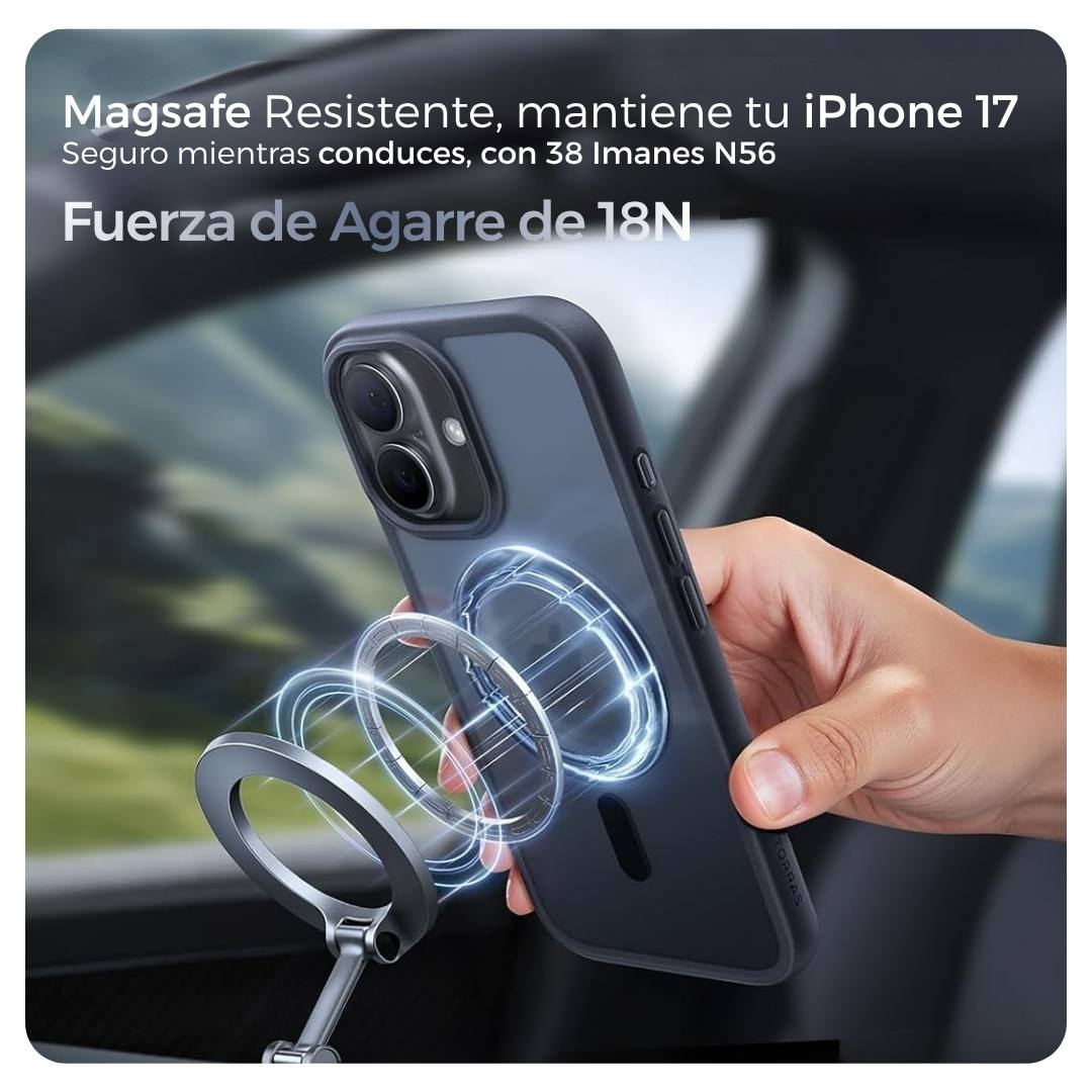Torras Funda Negra MagSafe para iPhone 17