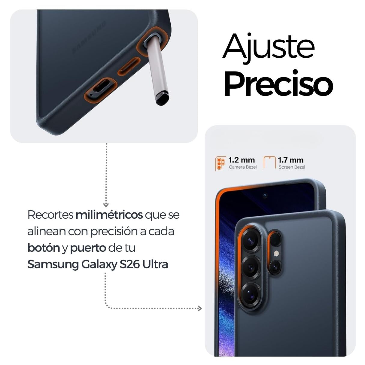 Torras Funda Negra - Samsung Galaxy S26 Ultra