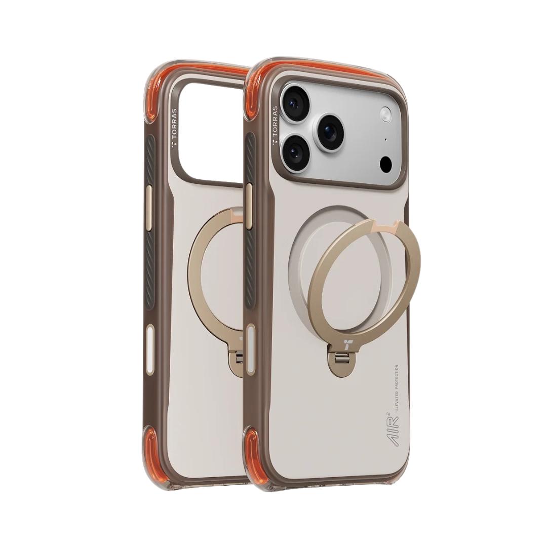 Torras Q3 Air Pro Estuche para iPhone 17 Pro - Gravel Dust