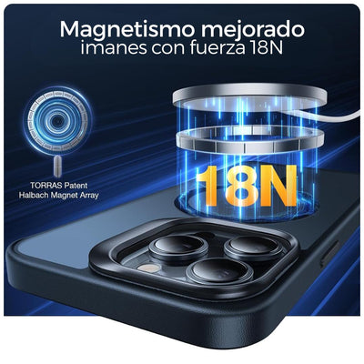 Torras estuche con MagSafe para iPhone 15 Pro Max con soporte