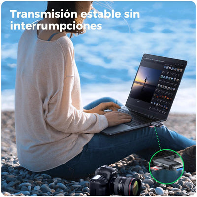 Ugreen Lector de tarjetas SD tipo C USB 3.0 OTG