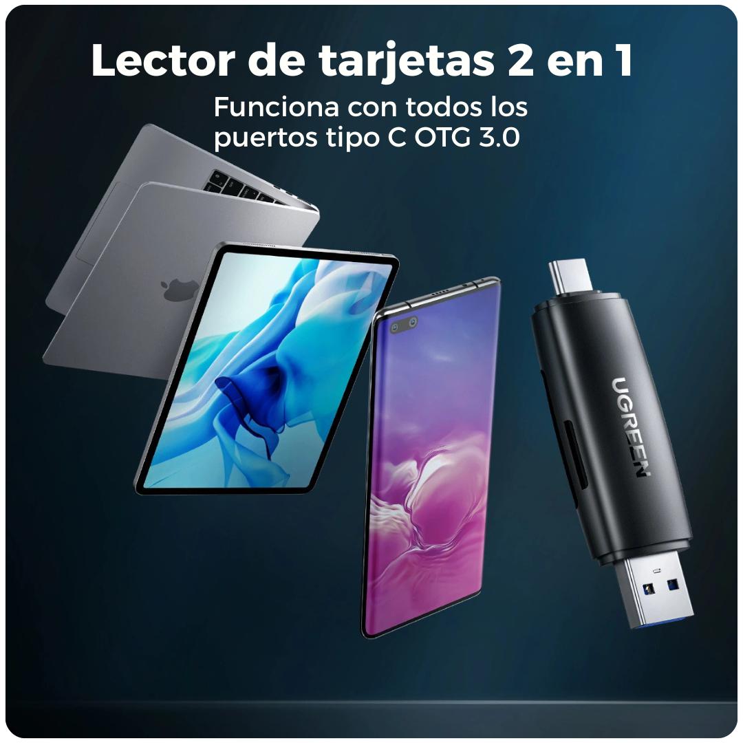 Ugreen Lector de tarjetas SD tipo C USB 3.0 OTG