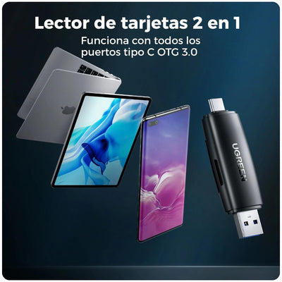 Ugreen Lector de tarjetas SD tipo C USB 3.0 OTG