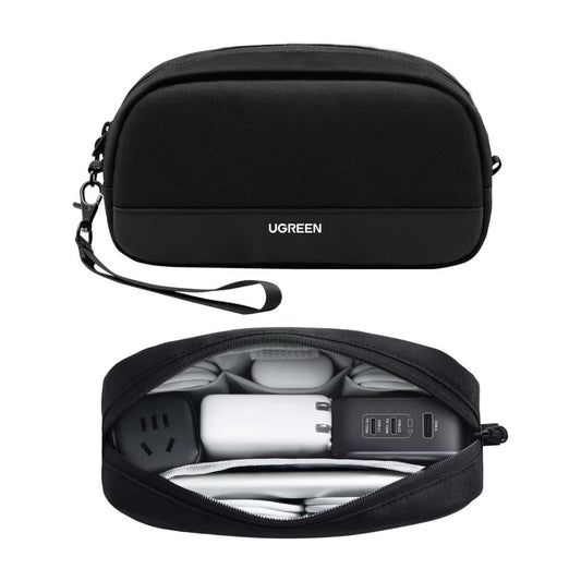 Ugreen Organizador de accesorios de viaje, multifuncional para cables, tarjeta SD, auriculares, cargador y más