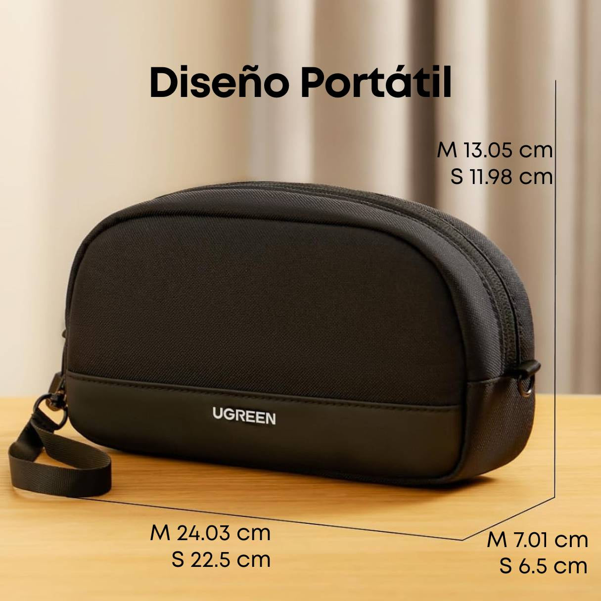 UGREEN Bolso Organizador de Accesorios de Viaje Multifuncional