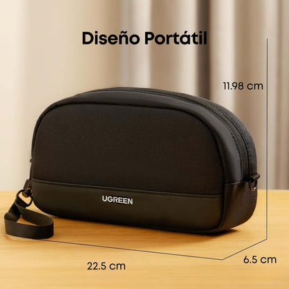 Ugreen Organizador de accesorios de viaje, multifuncional para cables, tarjeta SD, auriculares, cargador y más