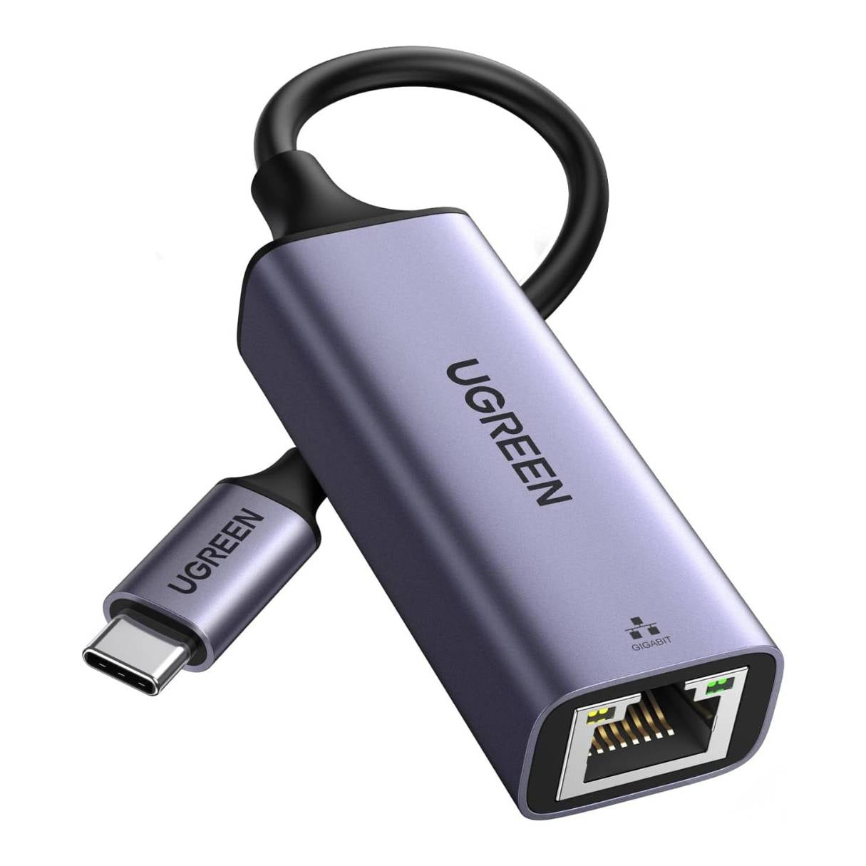 UGREEN Adaptador USB-C a Ethernet 1 Gbps – Plug & Play