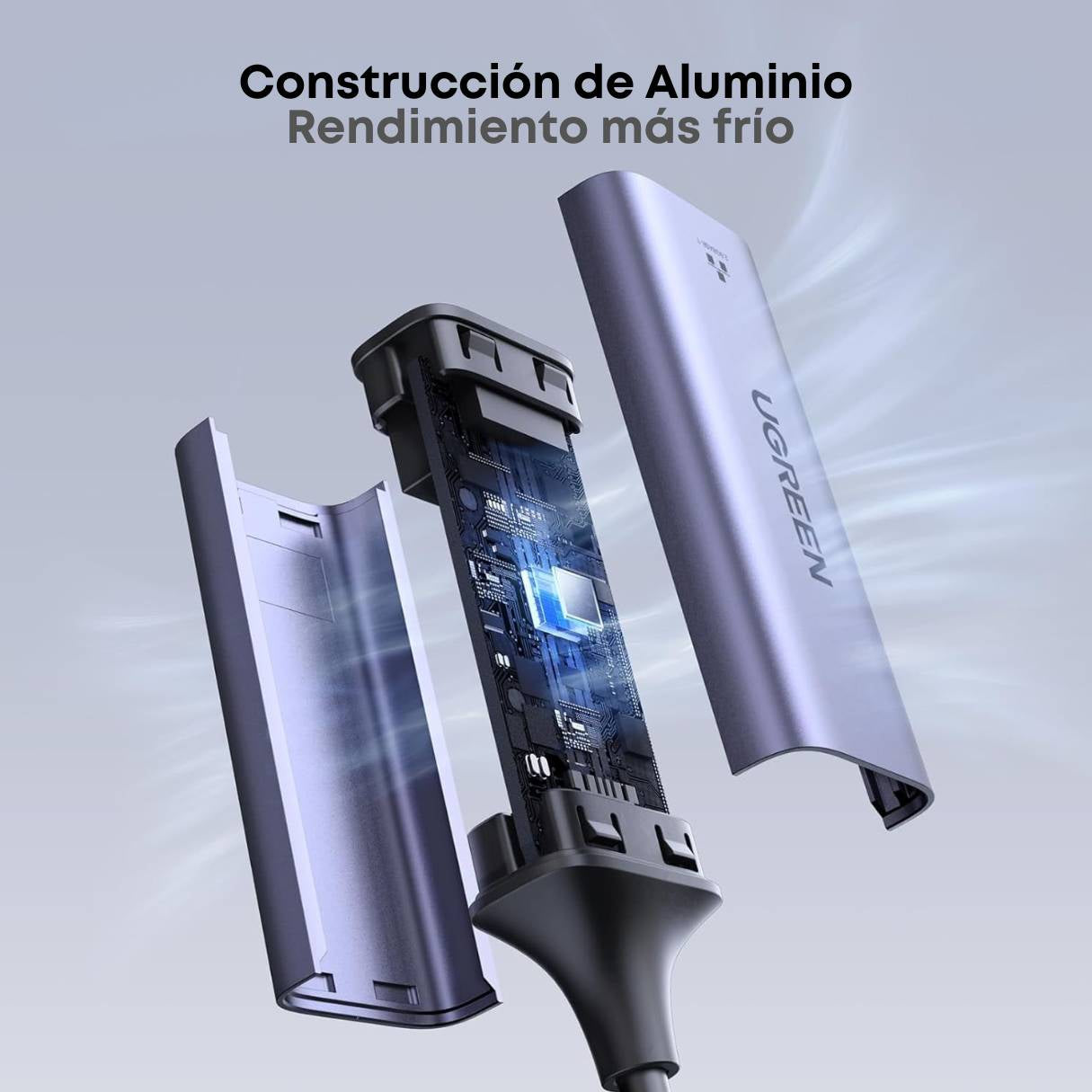 Ugreen Adaptador de USB C a Ethernet, Plug and Play 1 Gbps, funda de aluminio, compatible con Thunderbolt 4/3