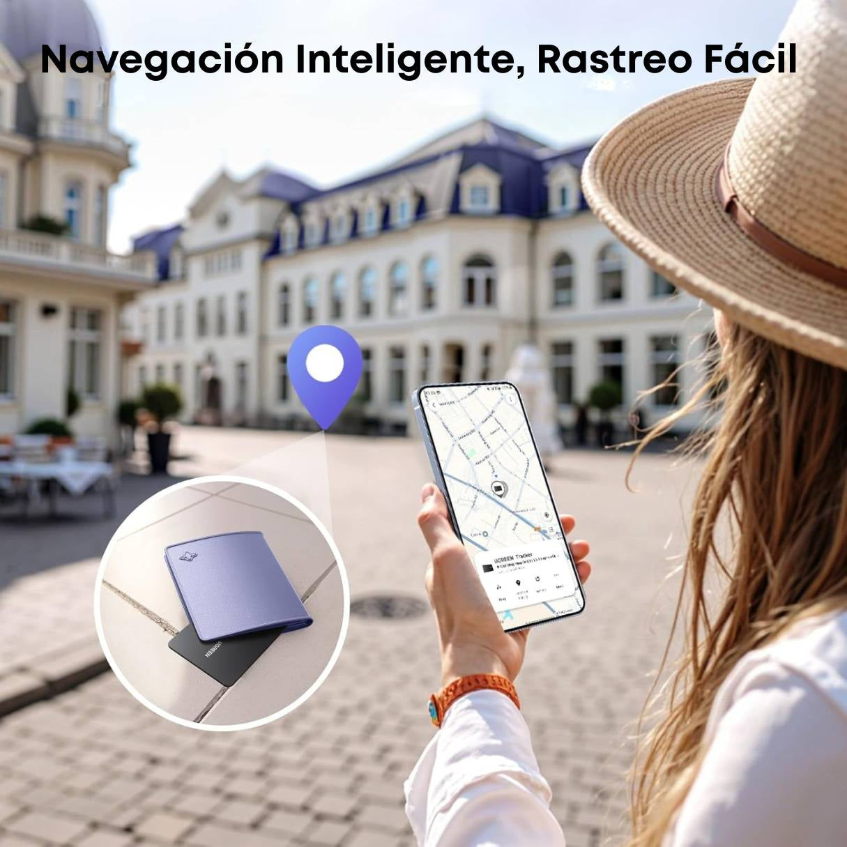 Ugreen FineTrack Slim S Bluetooth para Samsung, compatible con SmartThings, tarjeta rastreadora