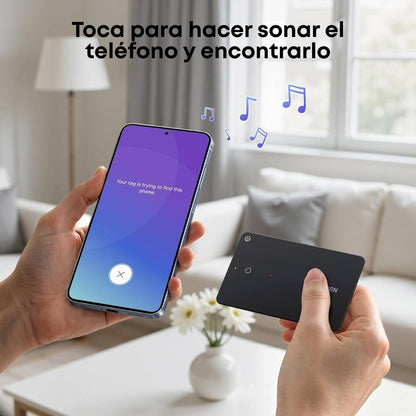 Ugreen FineTrack Slim S Bluetooth para Samsung, compatible con SmartThings, tarjeta rastreadora