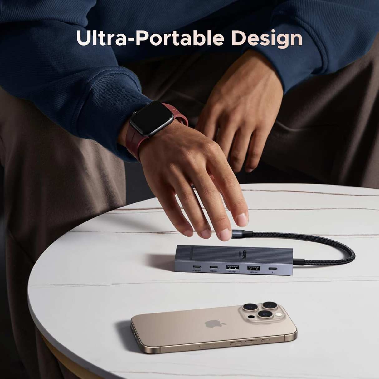 UGREEN Revodok Pro Hub USB-C 6 en 1 100W 10Gbps