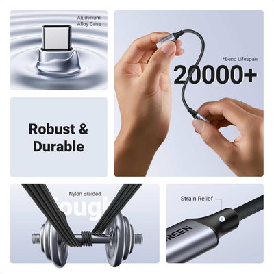 UGREEN Adaptador USB-C a 3.5mm – HiFi DAC