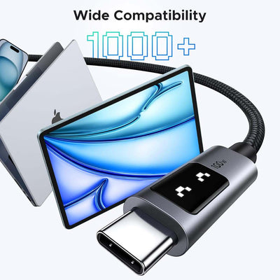 UGREEN Cable USB-C a USB-C 100W LED