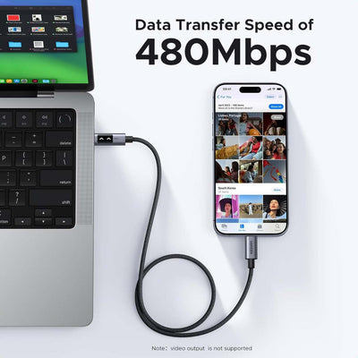 UGREEN Cable USB-C a USB-C 100W LED