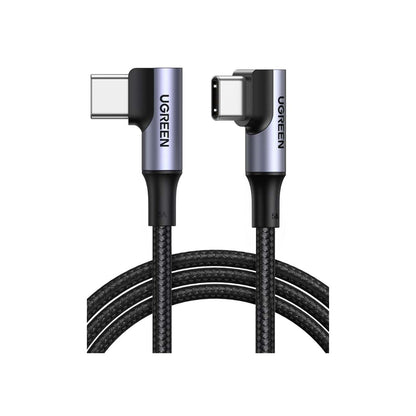 Ugreen cable USB C a USB C de 100 W de 90 grados para MacBook, Galaxy, iPad, iPhone y más