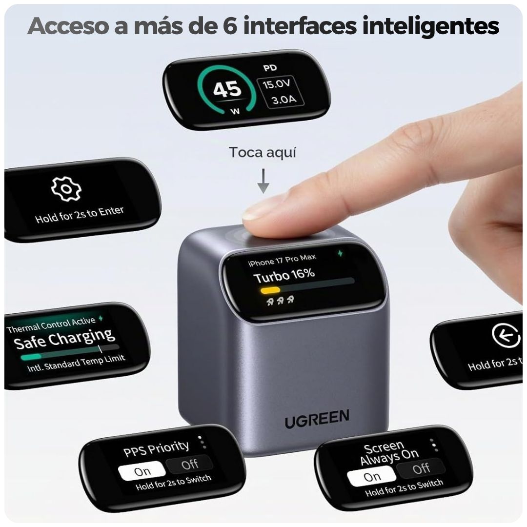 Ugreen Nexode Pro Cargador Inteligente de 45W