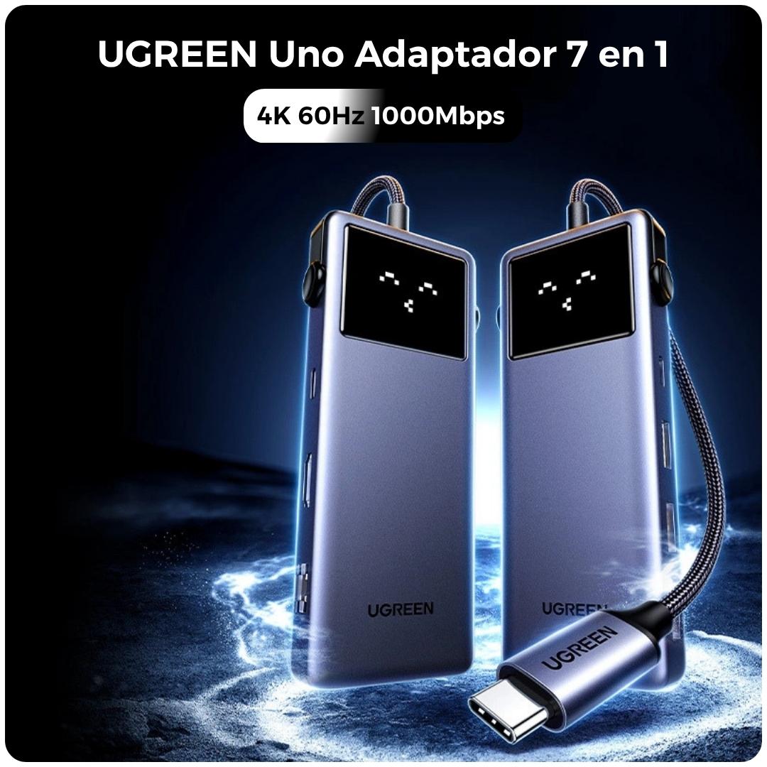 Ugreen Uno Adaptador 7 en 1 - PD 100W