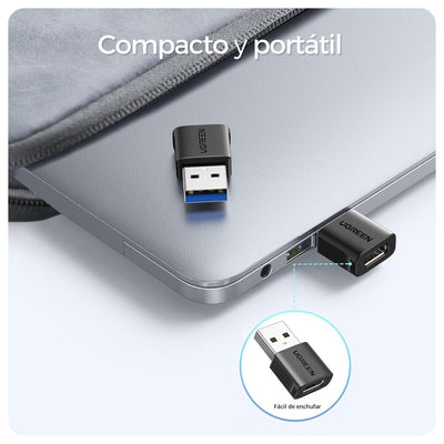 Ugreen Adaptador USB C hembra a USB 3.0 macho - Pack 2