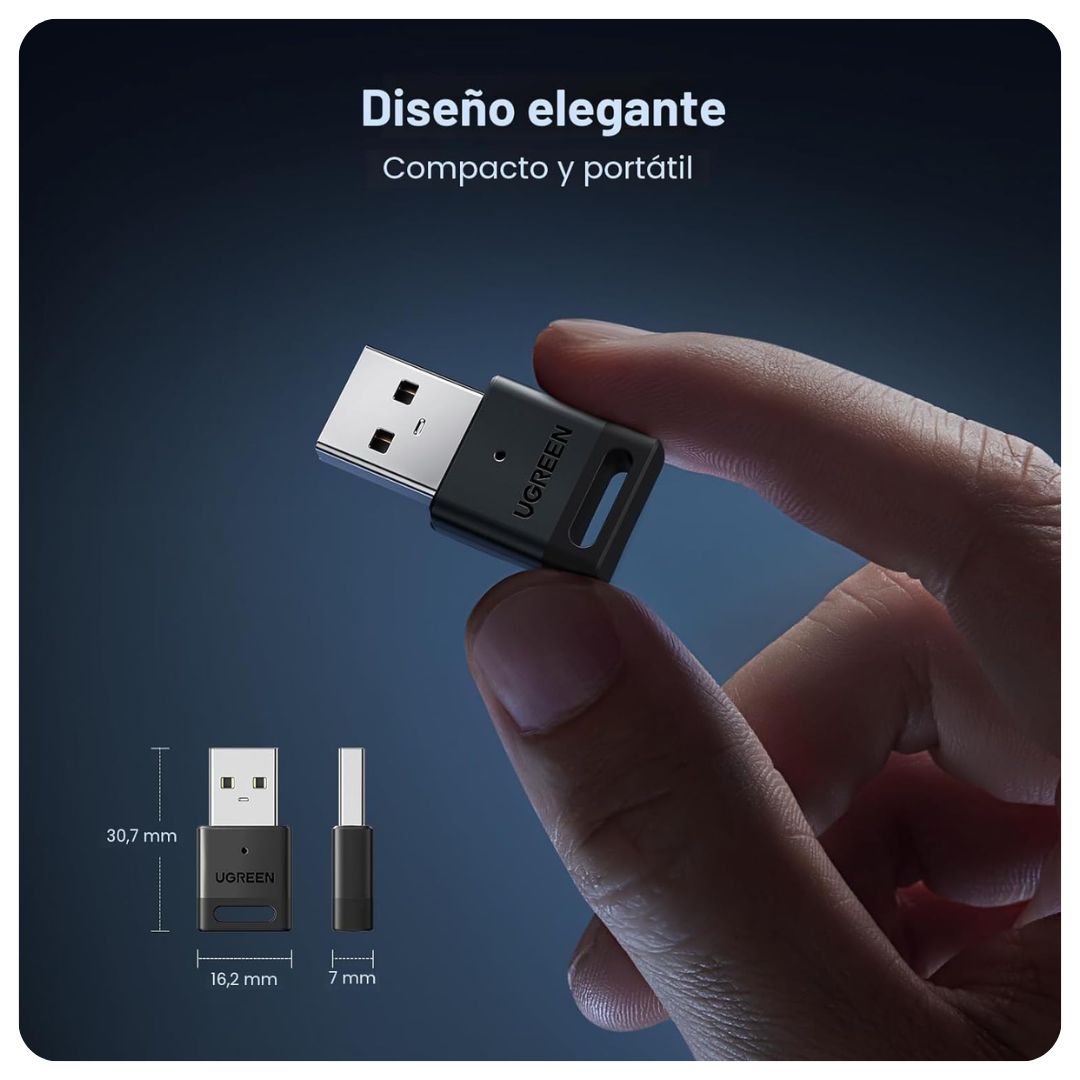 UGREEN Adaptador USB Bluetooth 5.3