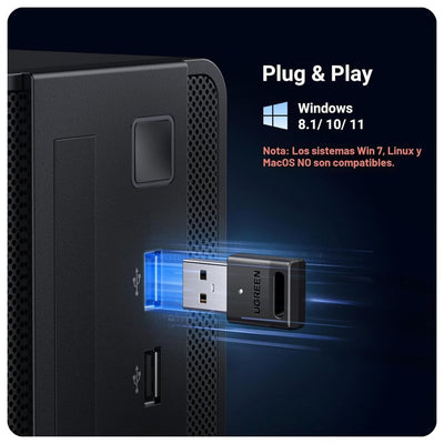 UGREEN Adaptador USB Bluetooth 5.3