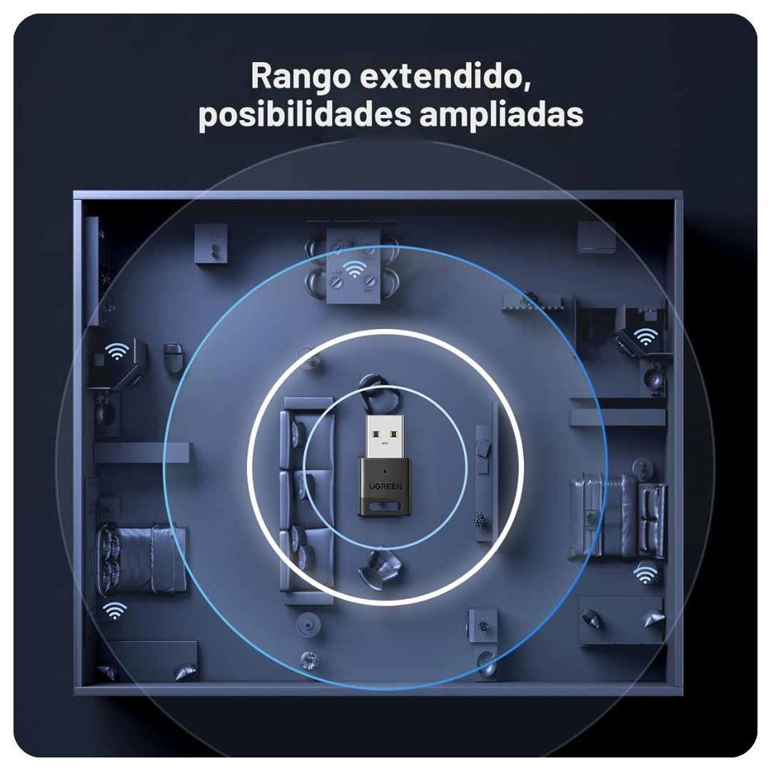 UGREEN Adaptador USB Bluetooth 5.3