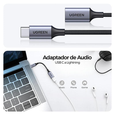 Ugreen Adaptador de Audio - USB C a Lightning