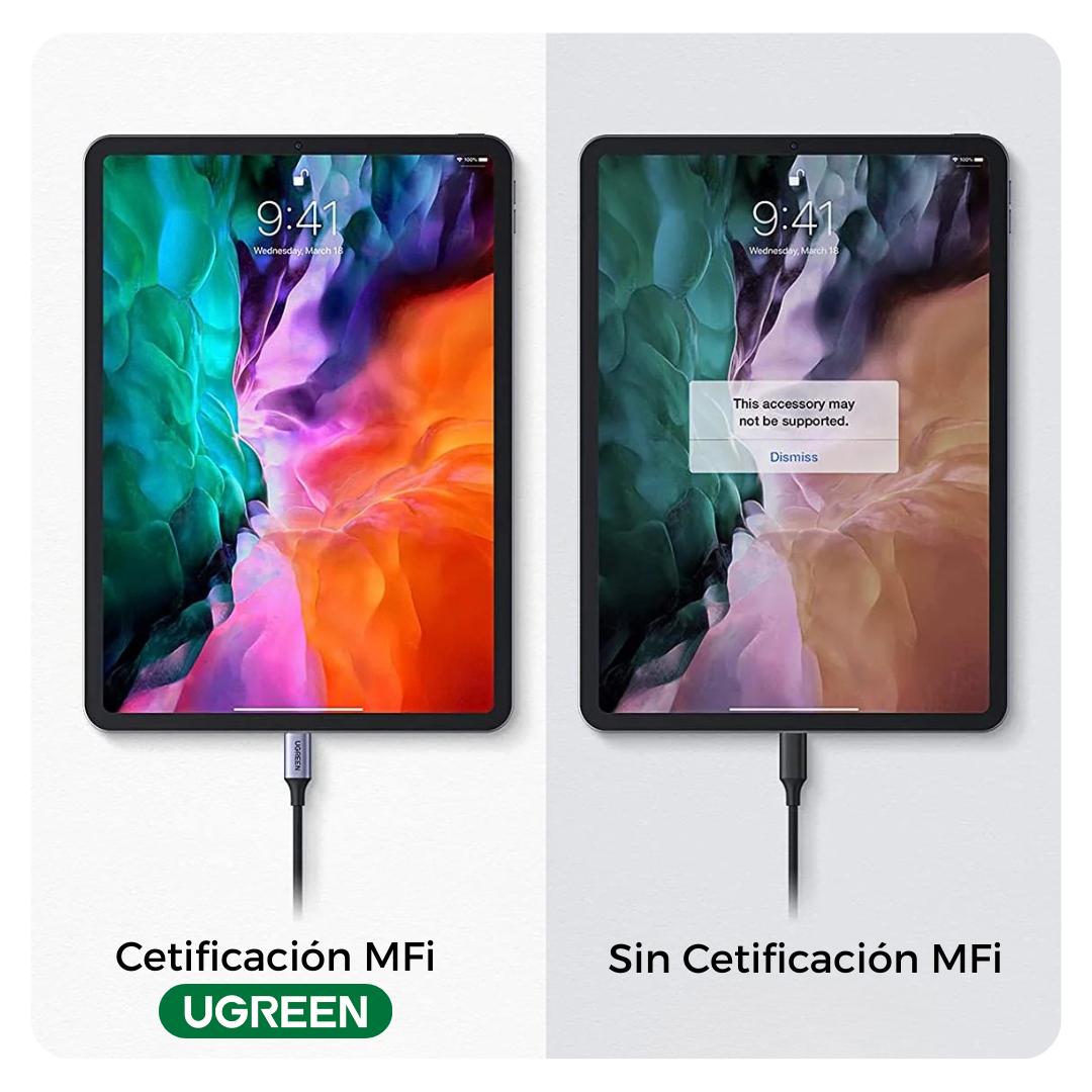 Ugreen Adaptador de Audio - USB C a Lightning